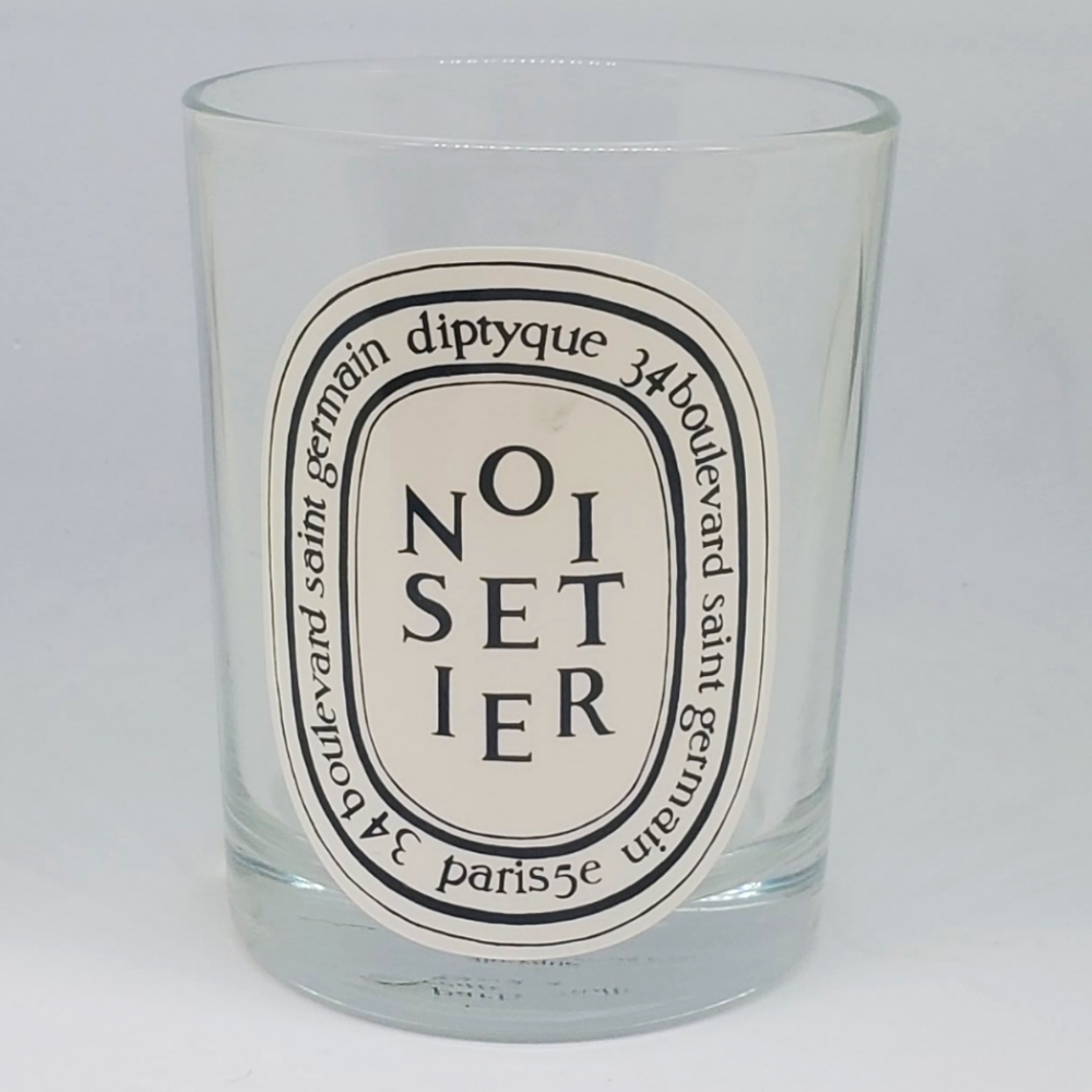 Empty Diptyque Noisetier (Hazelnut) candle holder 6.5 oz & box